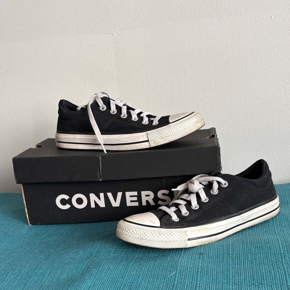 Converse Black and White Canvas Sneakers